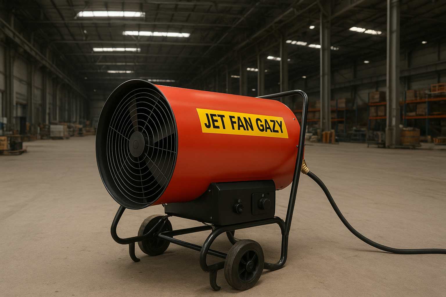 اجاره جت فن گازی: راهنمای جامع برای گرمایش صنعتی و پروژه‌ای